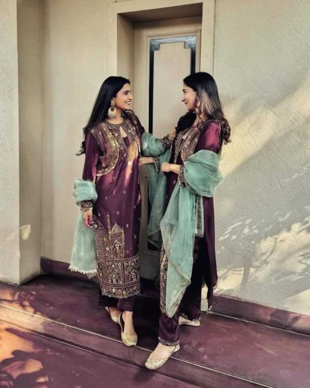DESIGNER WEAR TRENDING TOP WITH KOTI SEQUANCE  EMBROIDERED WORK AND PANT WITH DUPATTA