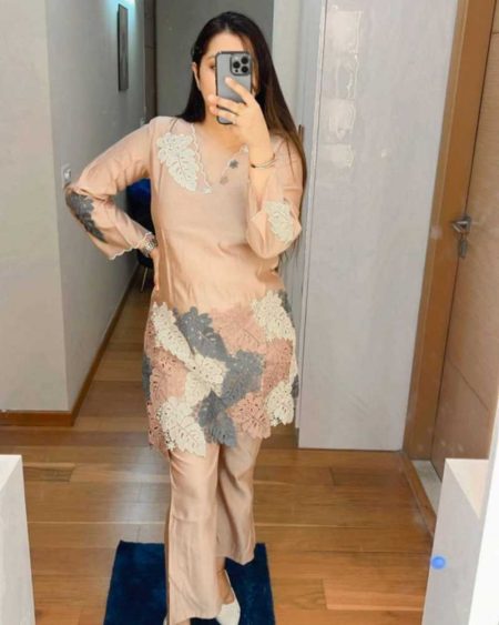 DESIGNER EXCLUSIVE NEW HEAVY FIYONA SILK EMBROIDERY WORK  COORDSETS