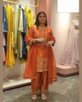 DESIGNER WEAR TRENDING  TOP WITH SEQUANCE  EMBROIDERED WORK AND PANT WITH DUPATTA