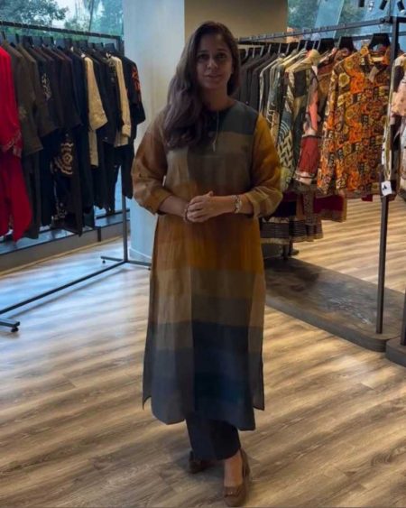 RUNNING WEAR TRENDING SUMMER SPECIAL PURE LILEN KURTI WITH COMFORT LOOSE PANT